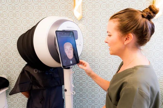 Observe Skin Analysis System assessment guiding a bespoke MediFacial treatment